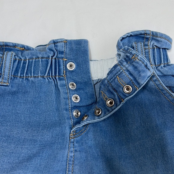 🌙Wallflower Denim High-Waisted Paper-bag Shorts (FREE) - Picture 4 of 9